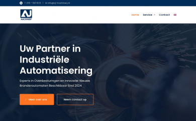 aj-machinery.nl screenshot