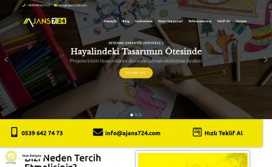 ajans724.com screenshot