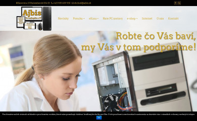 ajbis.sk screenshot