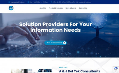 ajdeftek.com screenshot