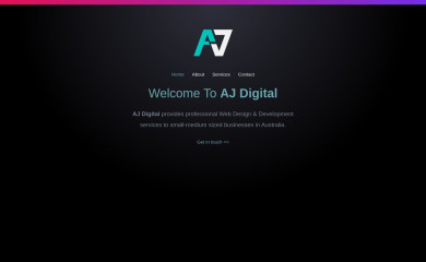 http://ajdigital.com.au/ screenshot