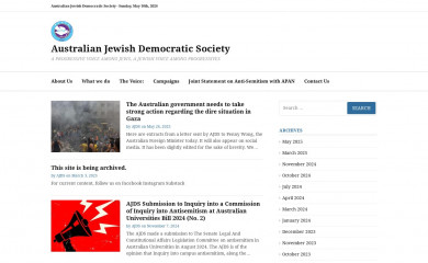 ajds.org.au screenshot