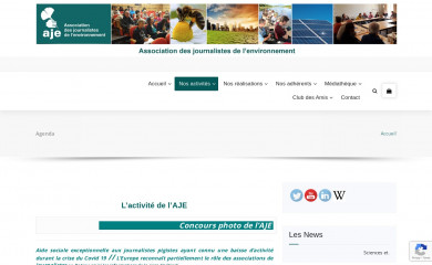 aje-environnement.org screenshot