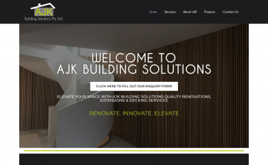 ajkbuildingsolutions.com.au screenshot