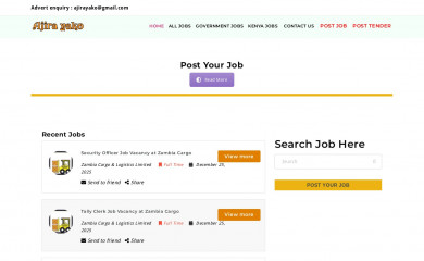 ajirayako.co.tz screenshot
