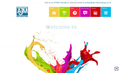ajm-decorating.co.uk screenshot