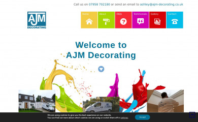ajm-decorating.co.uk screenshot
