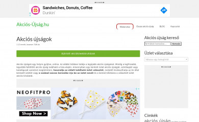 akcios-ujsag.hu screenshot