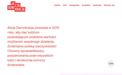 akcjademokracja.pl screenshot