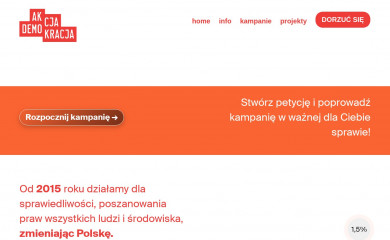 akcjademokracja.pl screenshot
