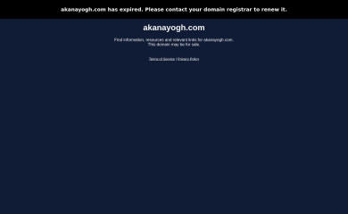 akanayogh.com screenshot
