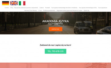 akademiawroclaw.pl screenshot