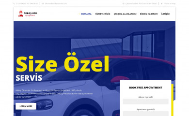 akbasoto.com screenshot