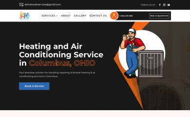 akindoorairservices.com screenshot