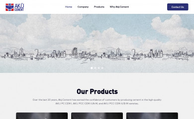 akijcement.com screenshot