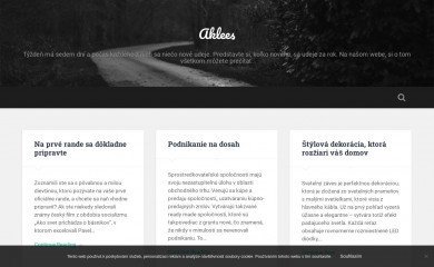 aklees.sk screenshot