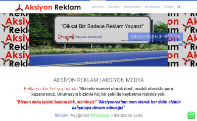 aksiyonreklam.com screenshot