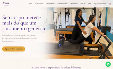 aksispilates.com.br screenshot
