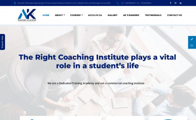 akstrainingacademy.com screenshot