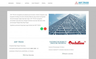 akp-truss.com screenshot