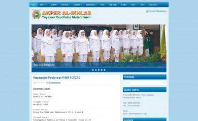 akper-alikhlas.com screenshot