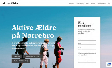 aktiveaeldre.dk screenshot