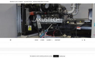 akustech.sk screenshot
