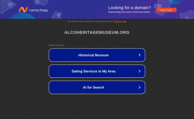 alcoheritagemuseum.org screenshot