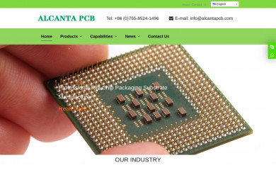 alcantapcb.com screenshot