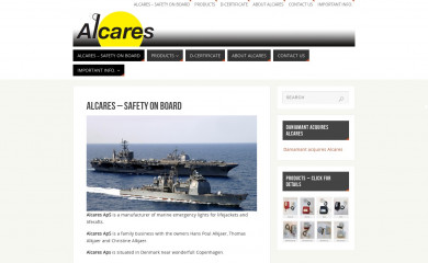 alcares.dk screenshot