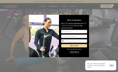 alchemypt.co.uk screenshot