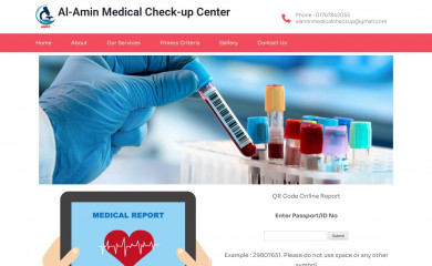 alaminmedicalcheckup.com screenshot