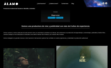 alamoaudiovisual.com screenshot