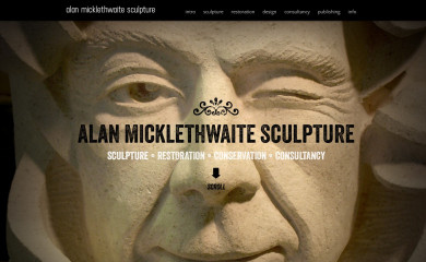 alanmicklethwaitesculpture.com screenshot