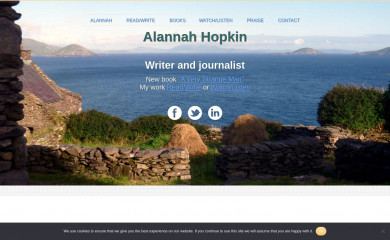 alannahhopkin.com screenshot