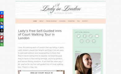 aladyinlondon.com screenshot