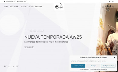 alairemoda.es screenshot