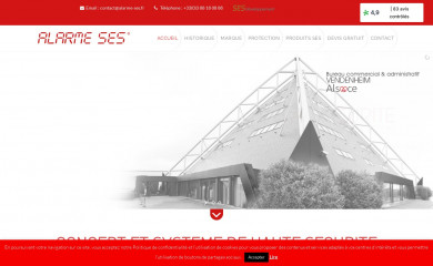alarme-ses.fr screenshot