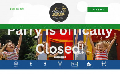 alaskajumpnparty.com screenshot