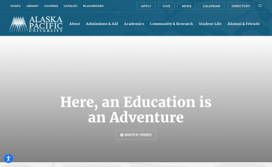 alaskapacific.edu screenshot