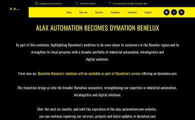 alax-automation.be screenshot