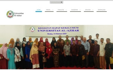 alazhar-university.ac.id screenshot