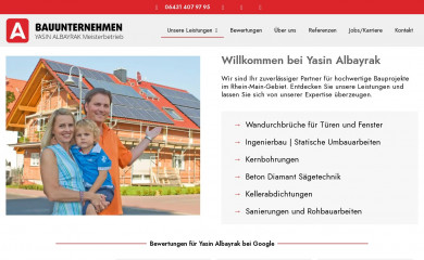 albayrak-bau.de screenshot