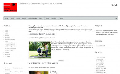albadansk.dk screenshot
