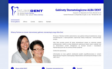 albadent.eu screenshot