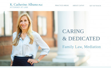 albanofamilylaw.com screenshot
