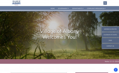 albanywi.org screenshot