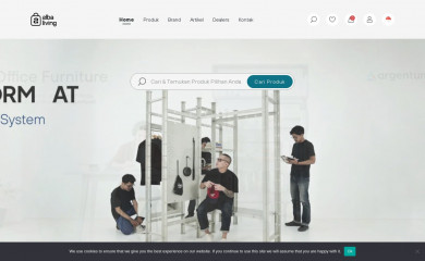 albaofficestore.com screenshot