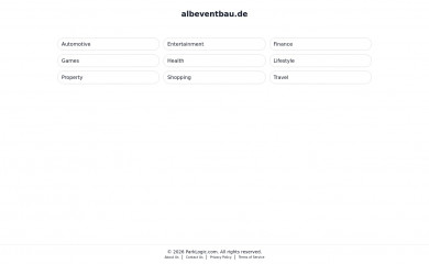 albeventbau.de screenshot