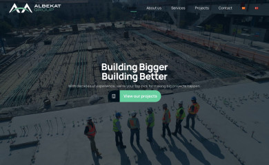 albekat-grup.com screenshot